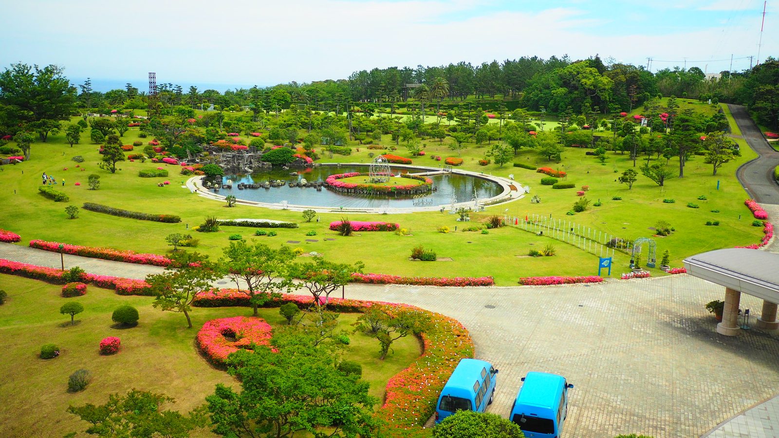 会員制リゾート 庭園